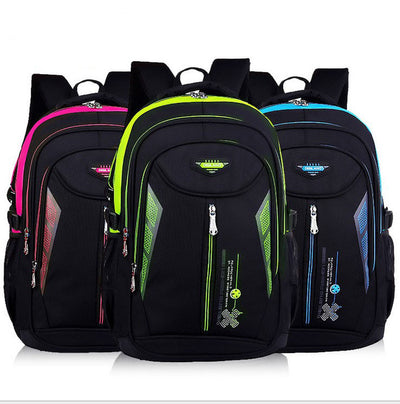 New Children'S Backpack Junior High School Students' Schoolbag Leisure Double Shoulder Bag