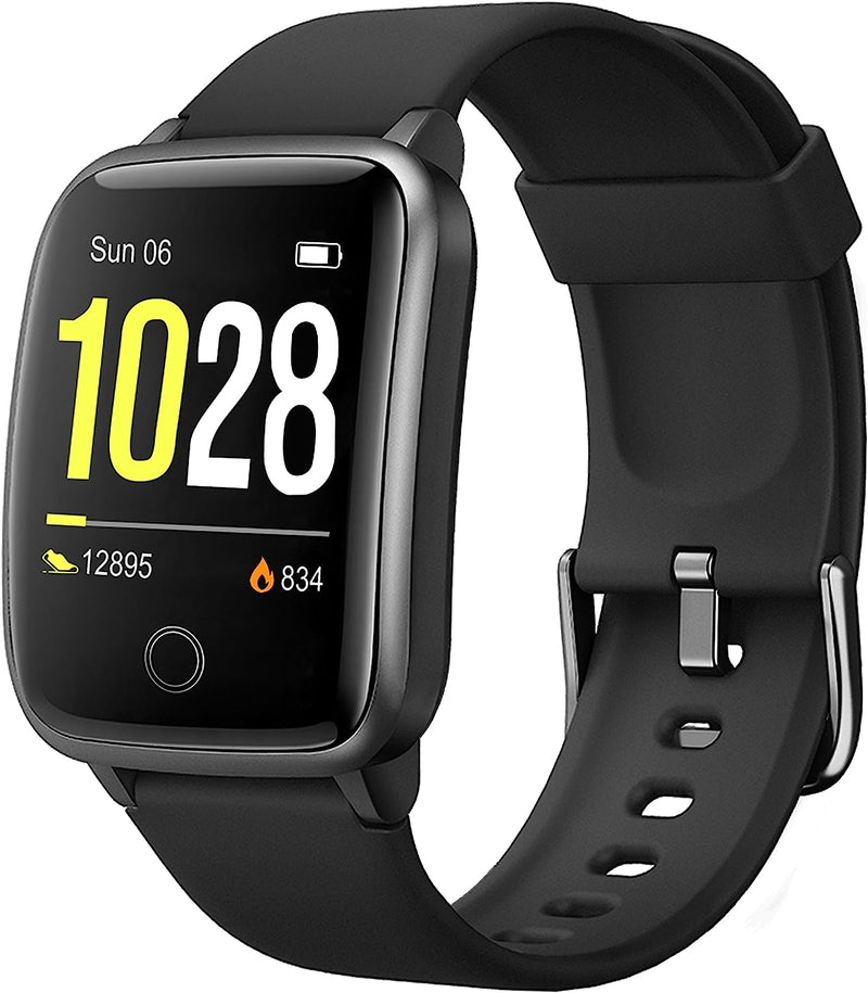 Smartwatch, IP68 Impermeabile,Uomo Donna Fitness, 11 Modalità Sportive, Monitoraggio Del Battito Cardiaco Sonno Ciclo Mestruale Pedometro, Notifiche Whatsapp, Compatibile Con Android/Ios