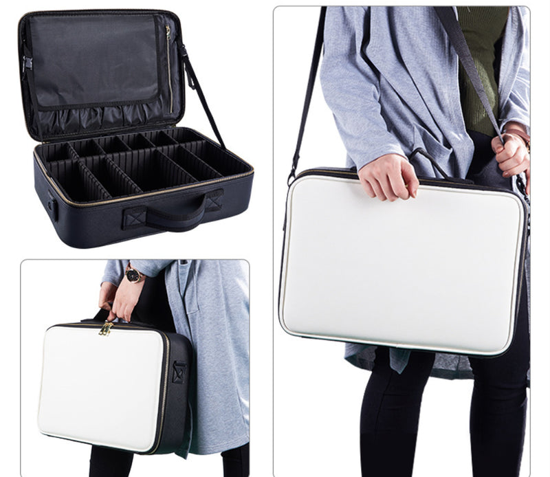 Large-Capacity Multifunctional Portable Cosmetic Bag