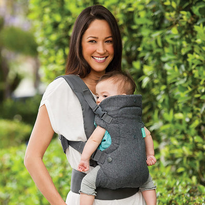 Flip Advanced 4-In-1 Marsupio Porta Bebè Convertibile - Ergonomico, 4 Posizioni Di Trasporto, Fronte Interno Ed Esterno, per Neonati E Bambini Tra 3,6-14,5 Kg