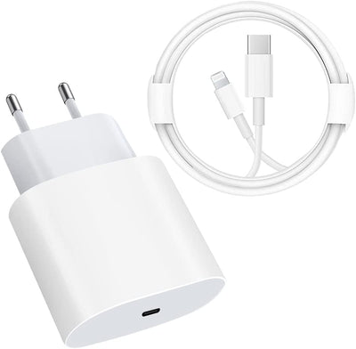 Caricatore Rapido USB C - Certificato Mfi - Caricatore Rapido PD Da 20W Con Cavo 6FT C a Lightning Adattatore Caricatore Di Tipo C per Iphone 14/14 Plus/14 Pro/14 Pro Max/13/12/11/Se/Ipad Pro