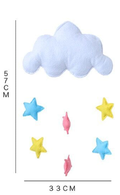 Nordic Star Cloud DIY Hanging Wall Decorations Baby Bedroom Photography Accessories Christmas Best Decor Gift Baby Mobile Hanger Ornament