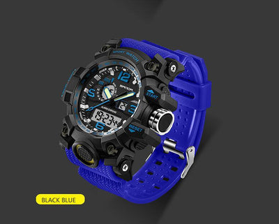 SANDA Military Watch Waterproof Sports Watches Men'S LED Digital Watch Top Brand Luxury Clock Camping Diving Relogio Masculino