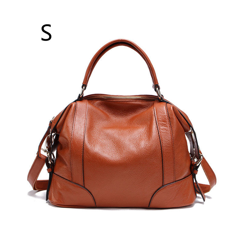 European and American Leather Top Layer Cowhide Bag for Ladies