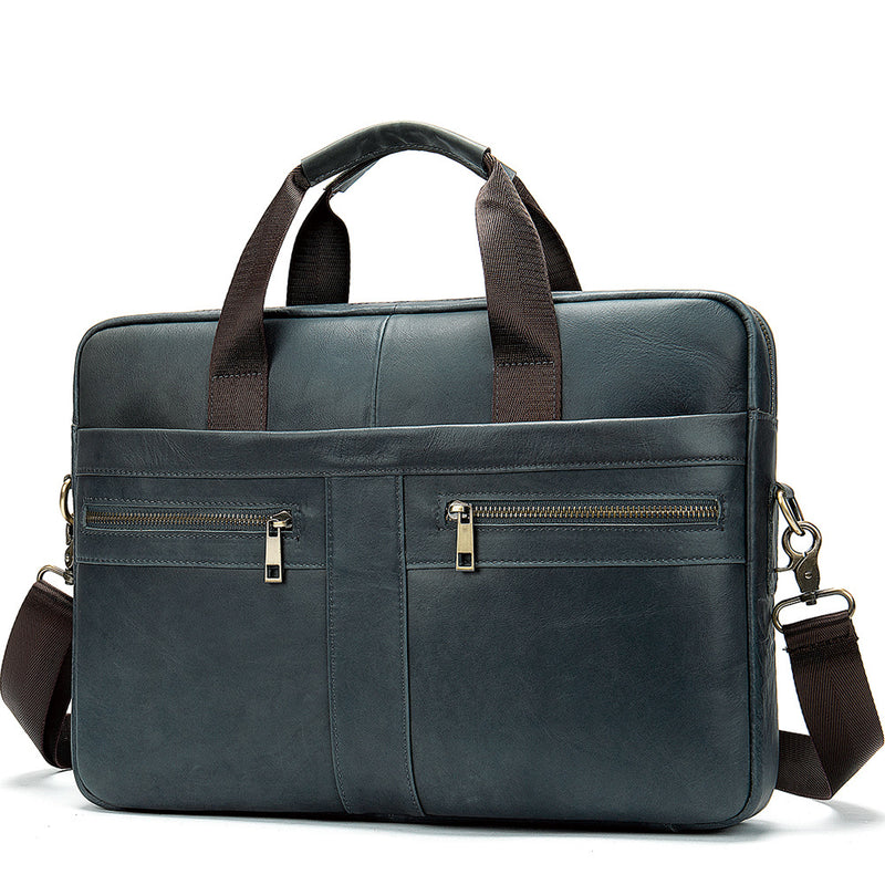 Business Leather Briefcase Men&