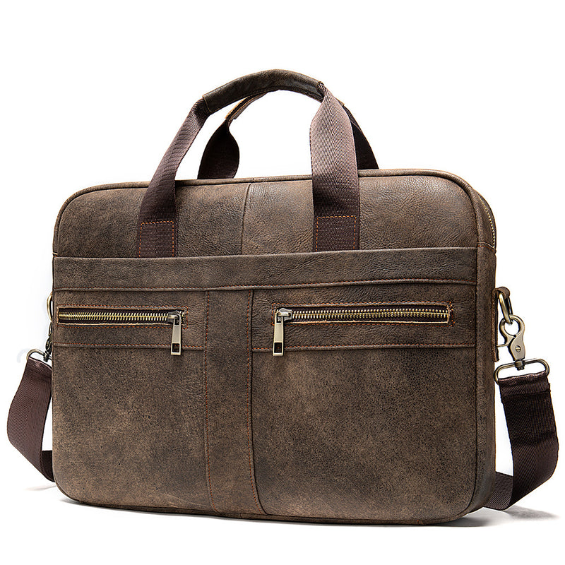 Business Leather Briefcase Men&