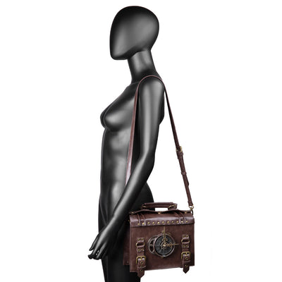 New Style Women'S Bag Steampunk Industrial Retro Style Women'S One-Shoulder Diagonal Bag