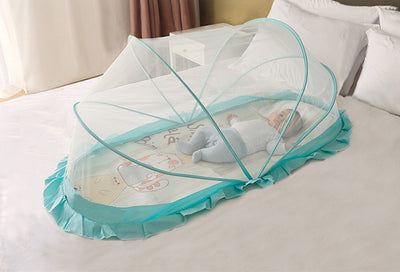 Baby Crib Mosquito Net Children'S Baby Foldable Mosquito Net Newborn Mosquito Cover Children'S Yurt Bottomless Universal