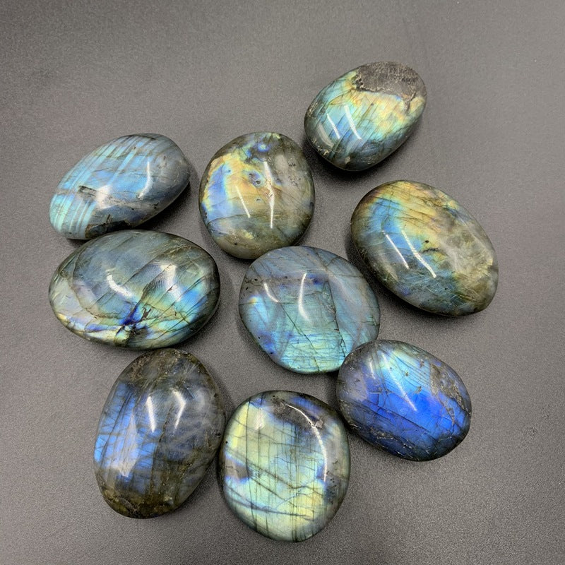 1Pc Natural Blue Color Genuine Labradorite Original Labradorite Moonstone Natural Stones Ornament Moonstone Send Random Dropship