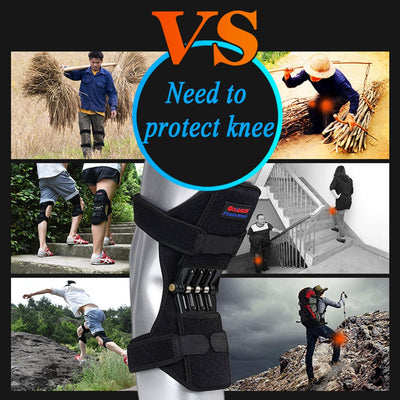 High Quality Knee Brace Patella Booster Spring Knee Brace Support for Mountaineering Squat Sports Knee Booster