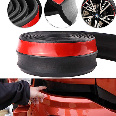 Spoiler Auto Universale, Striscia D'Incidente per Auto Strisce Di Protezione Er Paraurti Auto, 2.5 M, 60 Mm Di Larghezza Protezione Paraurti Er Auto