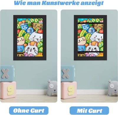 Cornici per Disegni Bambini,Kids Art Frames Front Opening,Cornici Da Parete Apribili,Cornici per Bambini Con Apertura Frontale,Cornici per Foto Artistiche per Bambini