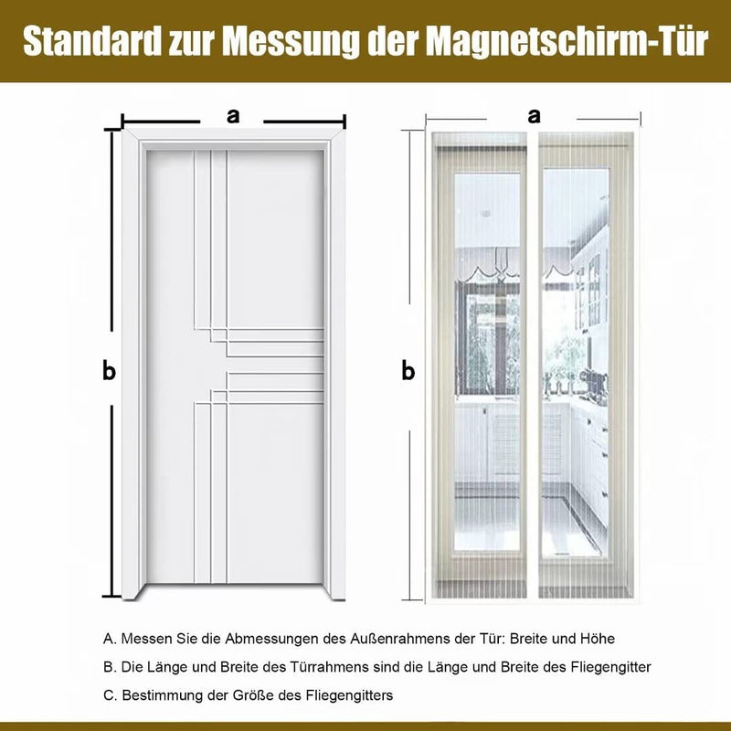 Zanzariera Magnetica per Porte 70X200Cm, Zanzariera Porta Tenda Chiusura Automatica Traspirante Zanzariere anti Zanzare Insetti, per Porta Finestra Balcone Soggiorno,Bianco