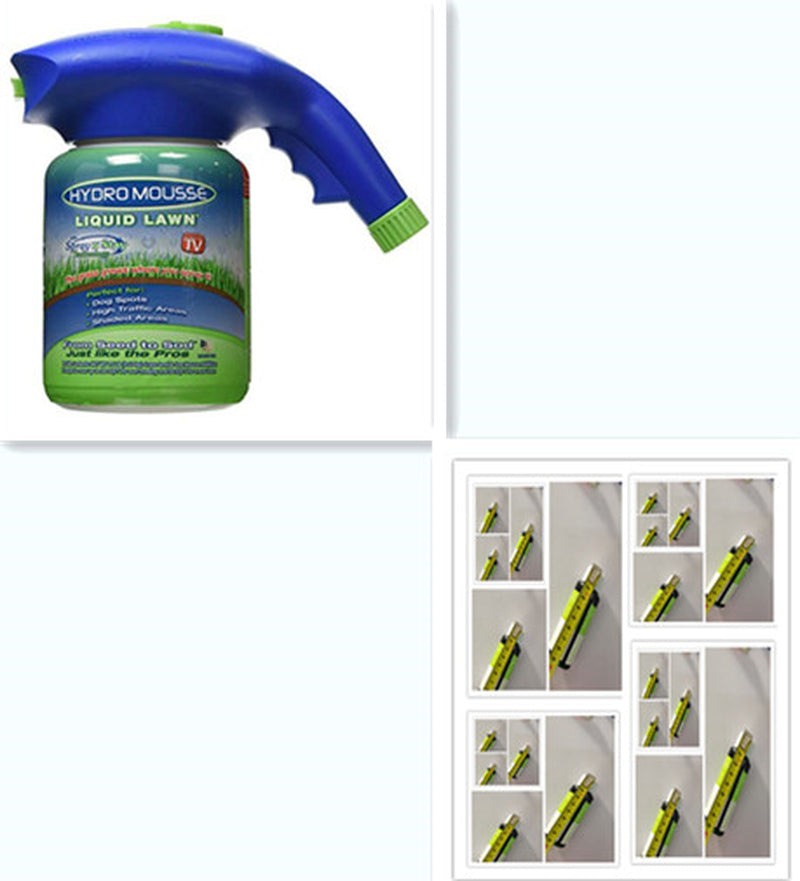 Liquid Lawn System Hydro Foam Professional Household Hydro Seeding Spray Device for Seed Care Garden Tools Home Garden Mousse