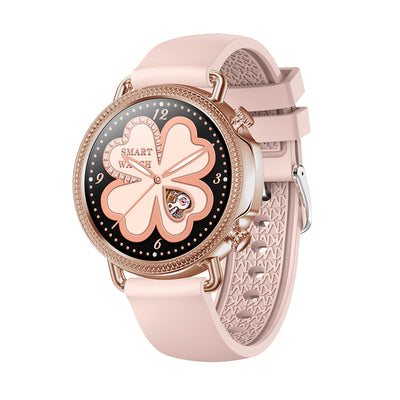 Women'S Smart Watch Full Circle Full Touch Body Temperature Monitoring Custom Push Dial
