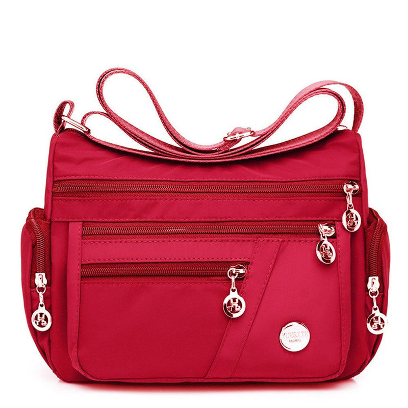 Nylon Multi-Compartment Casual One-Shoulder Messenger Bag