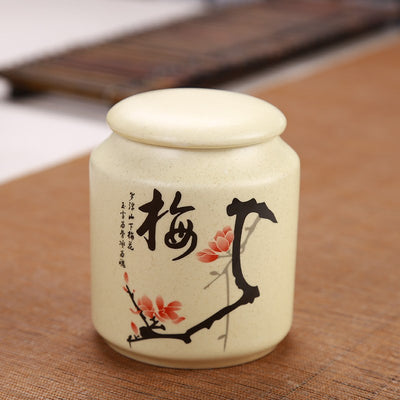 Bone China Ceramics Tea Caddies Ceramic Tea Can Chinese Kung Fu Canister Teaset Accessories Tea Jar Cans Box Home Office Teaware