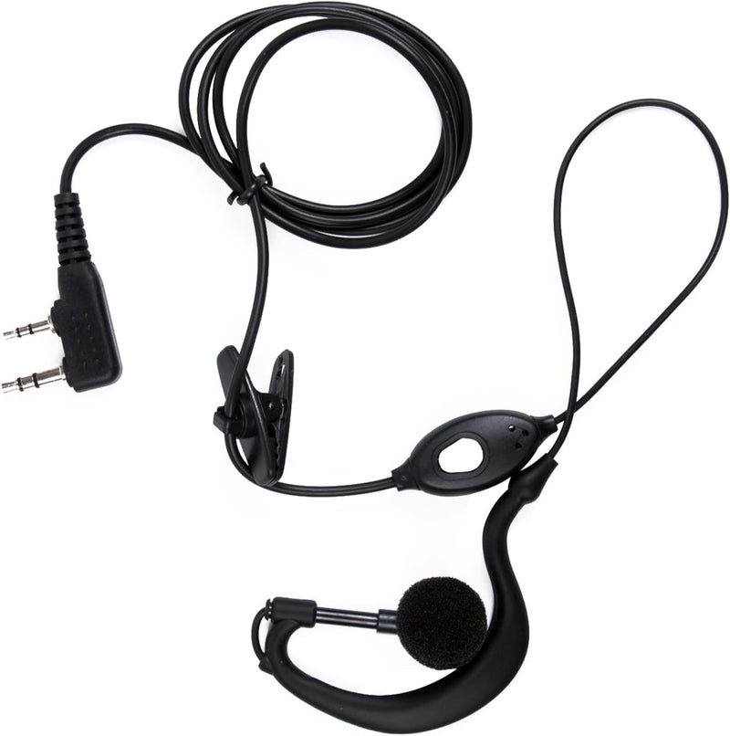 ® Baofeng Auricolare Cuffie Headset Earphone for Walkie Talkie Two Way Radio BF-888S / BF-777S / BF-666S / UV-5R / 5RA / 5RE, 2 Pack