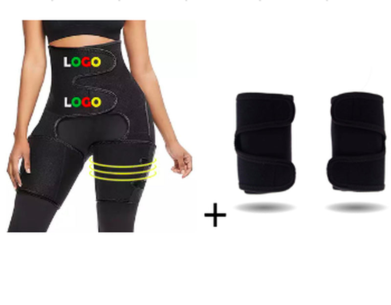 Sports Waist Belt Adjustable One-Piece Girdle Leg Straps