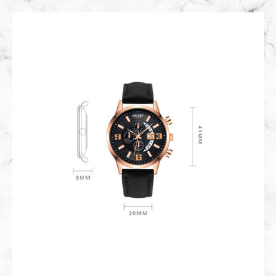 Fashion Big Digital Calendar Men'S Watch