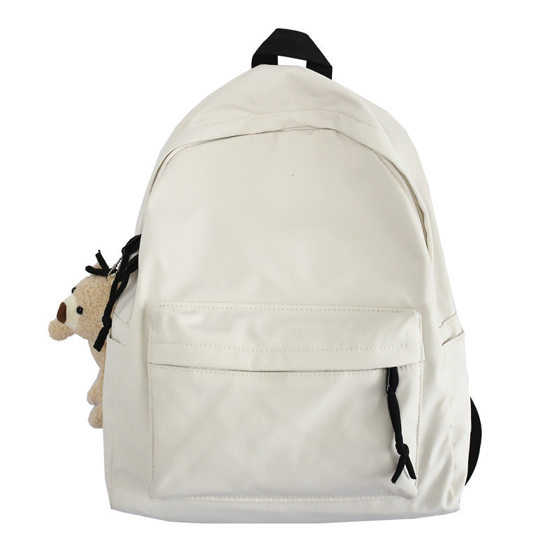 Mori Canvas Backpack Simple Style School Bag