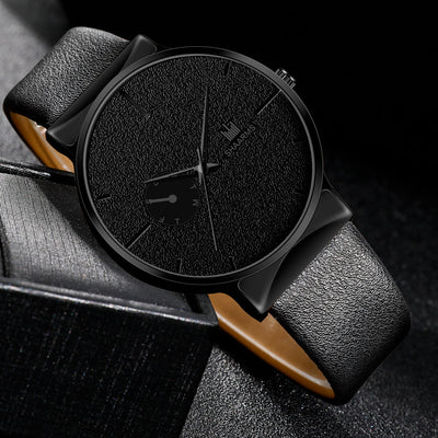 New Simple Trendy Men Earth Watch