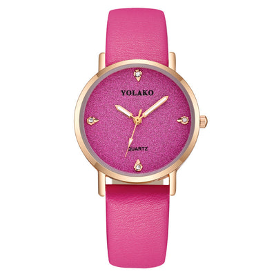 Fashion Simple Diamond Ladies Quartz Watch