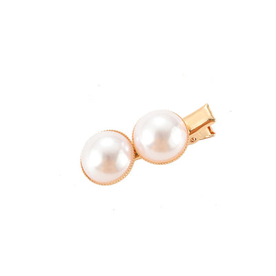 Slip-On Pearl Bow Hair Clip