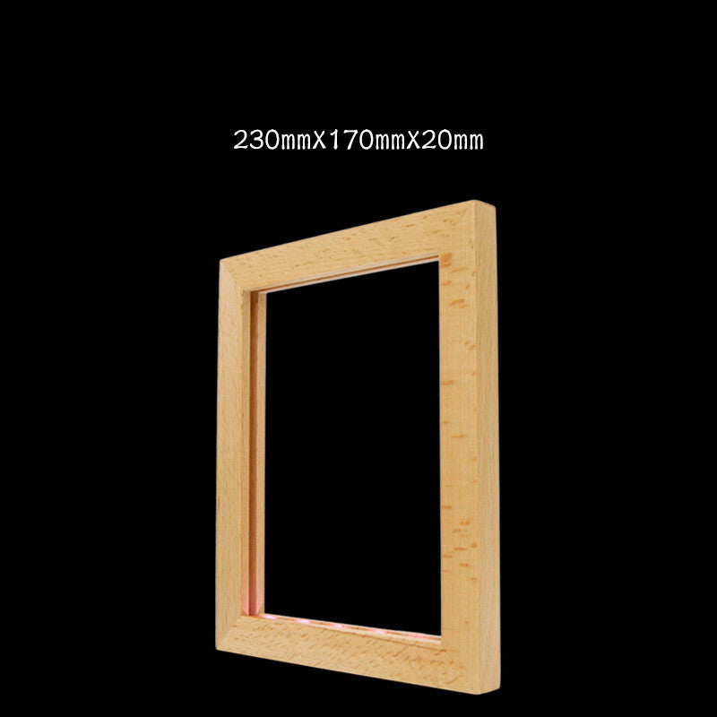 Wooden Luminous Photo Frame Led Night Light