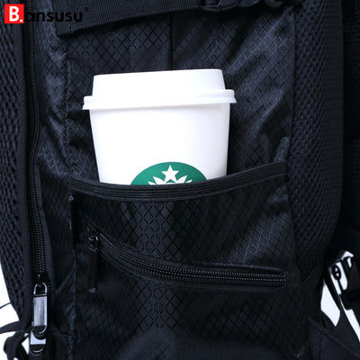 [A] Casual Large Capacity Men and Women Travel Bag, Computer Bag, Tide Shoulder Bag, Female Korean Backpack Man