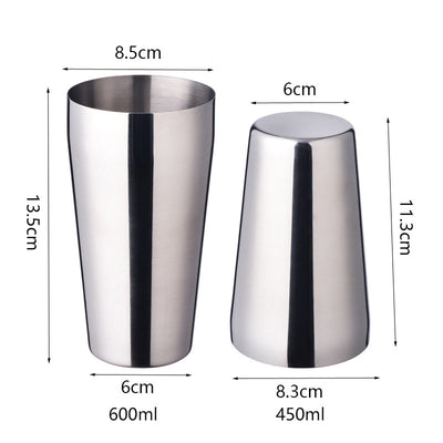 Stainless Steel Cocktail Shaker Ice Bucket Six-Piece Set