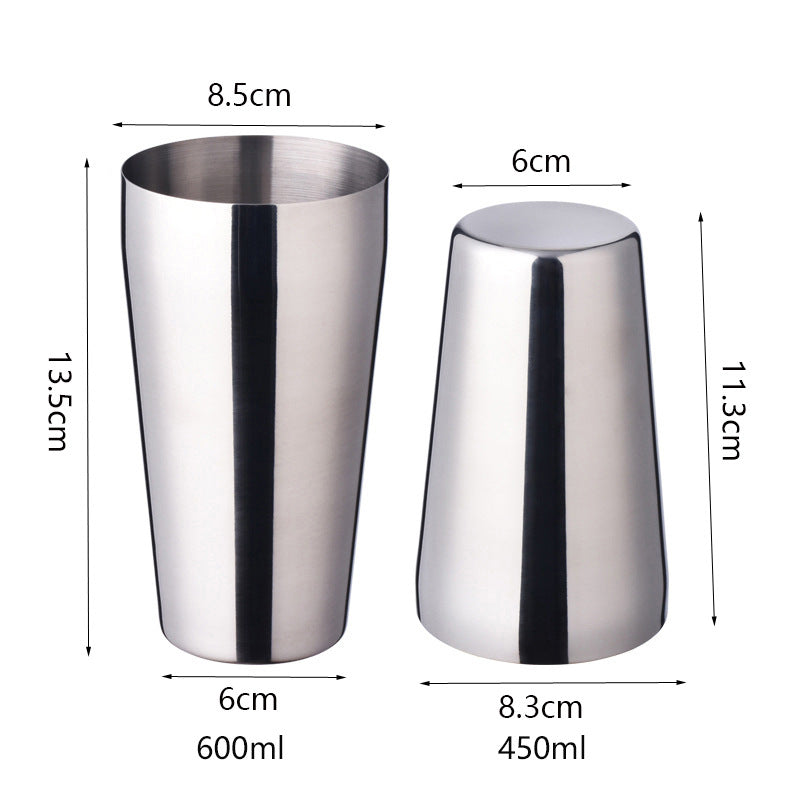 Stainless Steel Cocktail Shaker Ice Bucket Six-Piece Set