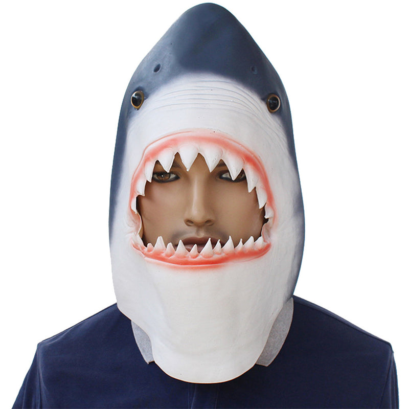 Christmas Halloween Latex Animal Head Mask Shark for All Occasions