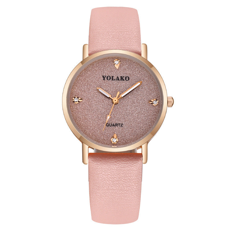 Fashion Simple Diamond Ladies Quartz Watch