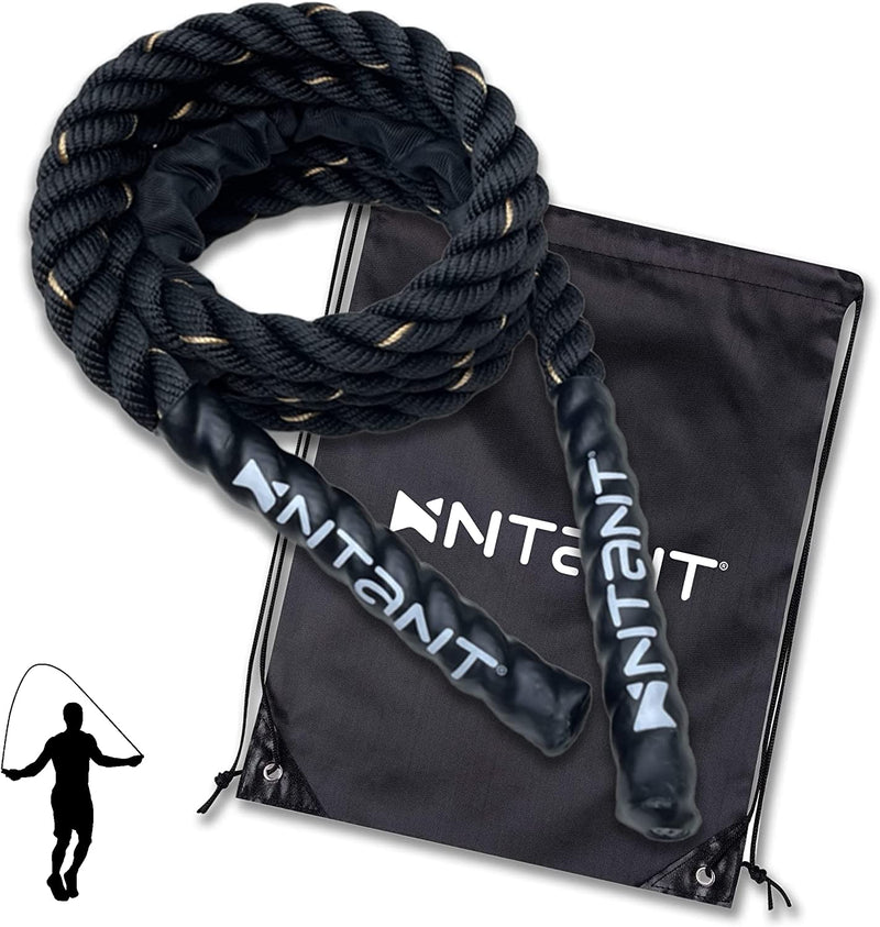 Battle Rope, Corda Pesante, per Allenamento, Fitness, Costruzione Muscolare, Allenamento Della Forza, Corda per Saltare per La Casa, per Interni Ed Esterni