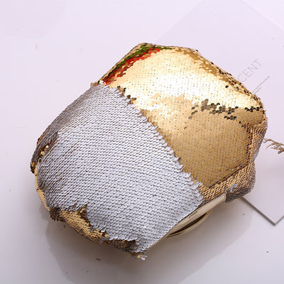 Mermaid Sequins Design Cosmetic Bag Drawstring Makeup Case Women Travel Make up Organizer Storage Pouch Toiletry Wash Kit