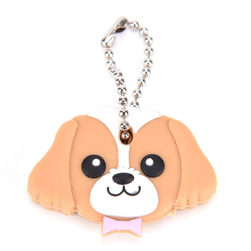 Soft Plastic Key Cover Cartoon Three-Dimensional Lock Cover