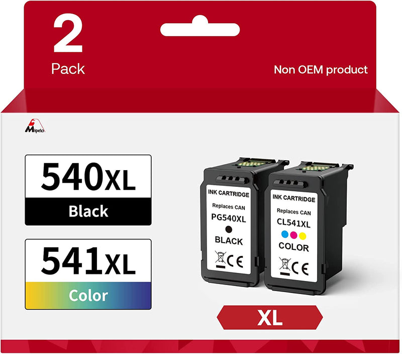 PG-540XL CL-541XL Cartucce Compatibili Con Canon PG-540 CL-541 (1 Nero 1 Colore) Cartucce D&