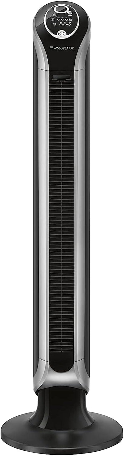 Vu6670 Eole Infinite, Ventilatore a Torre, Timer Fino a 8 Ore, 3 Velocità, Telecomando, Spegnimento Automatico, 40 W, Nero