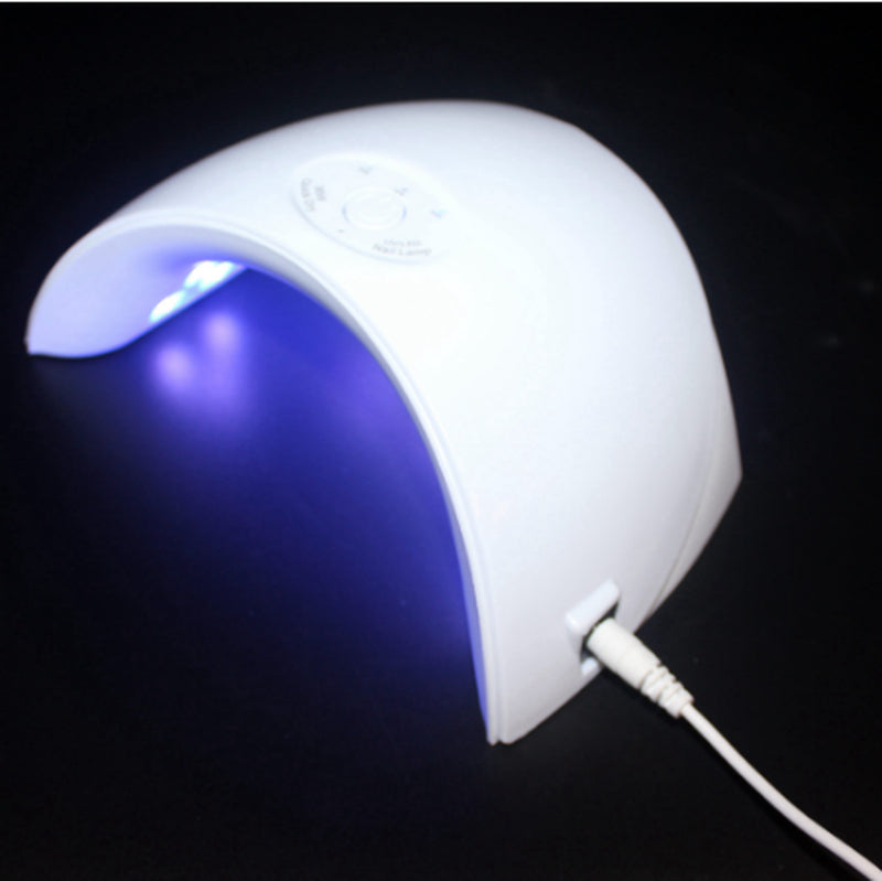 Led UV Lamp 12Pcs LED Nail Dryer for ALL Nail Gel Polish Manicure with Timer Button Sensor Nail Art Tools