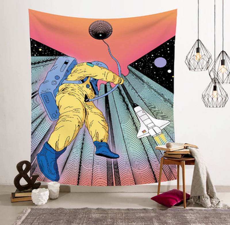 Astronaut Spaceman Background Cloth