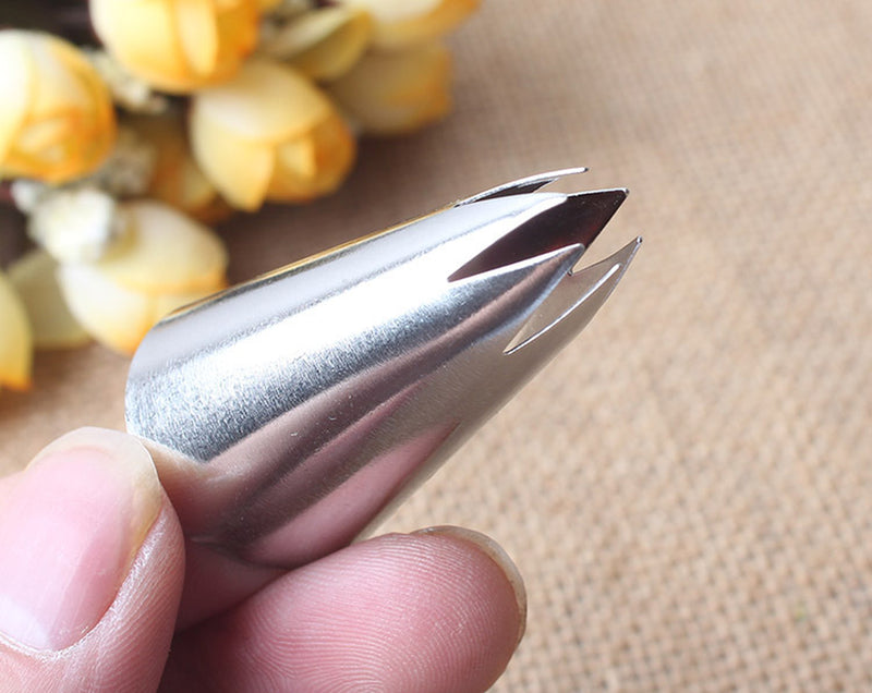 Stainless Steel Nozzle Star Tip Pastry Cookies Tools