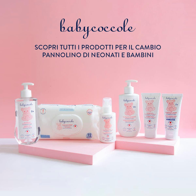 Babycoccole KIT 2 PEZZI TALCO LIQUIDO BAMBINI. Talco Non Talco, Previene Arrossamenti Da Pannolino, Asciuga E Rinfresca La Pelle Dopo Il Bagnetto, Regola Naturalmente La Sudorazione. 2X125Ml