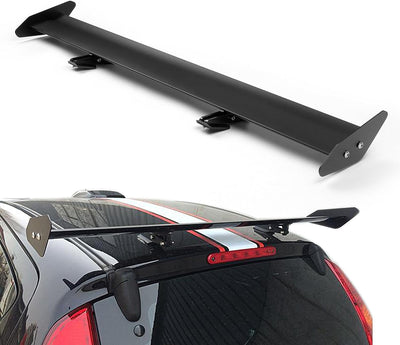 Spoiler per Auto, Spoiler GT in Alluminio Regolabile Con Portello Universale, Spoiler Da Corsa per Ala Del Bagagliaio Posteriore Nero 20,07"