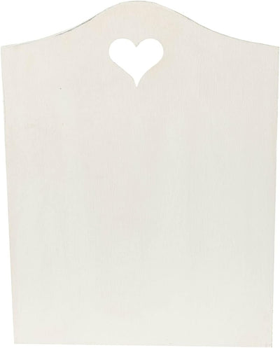 Mini Cassettiera in Legno Con Due Cassetti E Cuore – Bianco Shabby Chic Organizzatore in Legno Organizzatore Da Scrivania – Portagioie