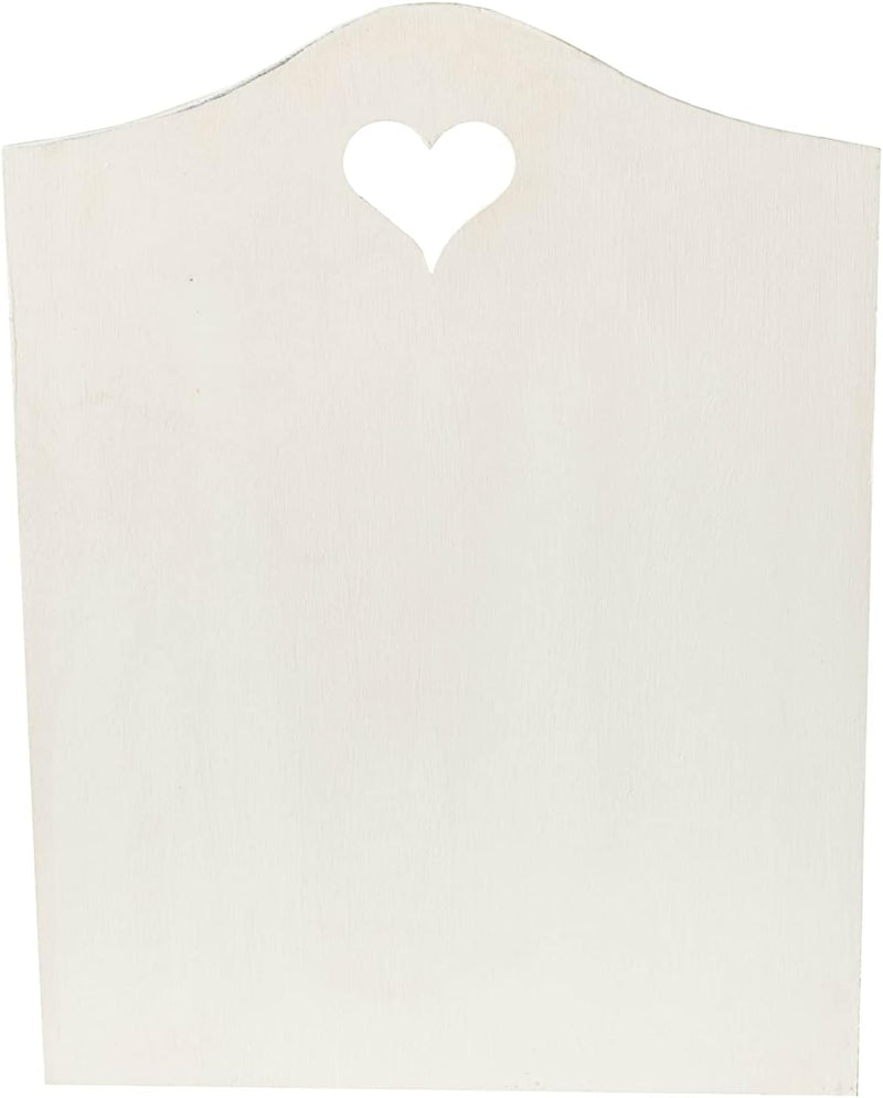 Mini Cassettiera in Legno Con Due Cassetti E Cuore – Bianco Shabby Chic Organizzatore in Legno Organizzatore Da Scrivania – Portagioie