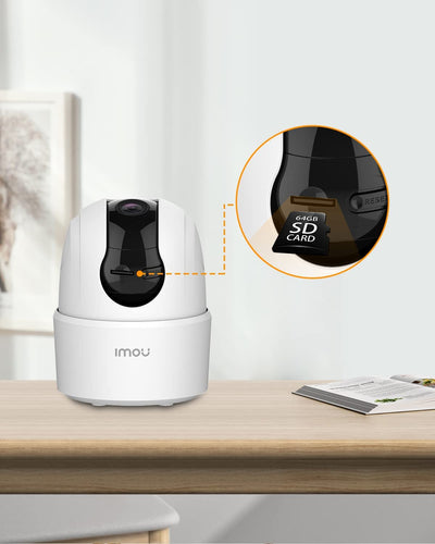 Telecamera Wi-Fi Interno, 1080P Videocamera Di Sorveglianza, Tracciamento Del Movimento Con Sirena, Telecamera Wifi Con Rilevamento Umano, Audio Bidirezionale, Funziona Con Alexa, 2,4G, Ranger 2C