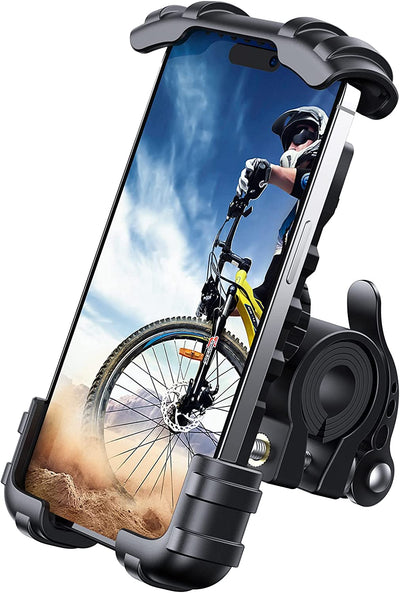 Supporto Telefono Bicicletta, Supporto Telefono Motociclo - Universale Manubrio Supporto Cellulare per Iphone 14 13 12 11 PRO Max, XS X 8 7, Samsung S10 S9 S8, 4.7-6.8 Pollici Smartphones