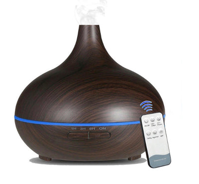 Ultrasonic Aroma Diffuser Humidifier Wood Grain