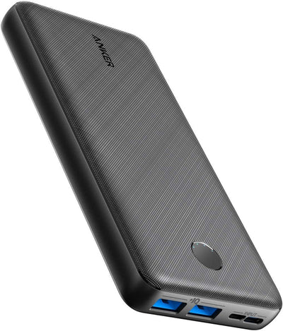 Powerbank20000Mah  Powercore Essential 20000Mah, Power Bank Con Poweriq E Ingresso USB-C, Caricabatterie Portatile per Iphone12/13, Xiaomi, Huawei, Samsung,Ipad, Batteria Esterna Ad Alta Capacità